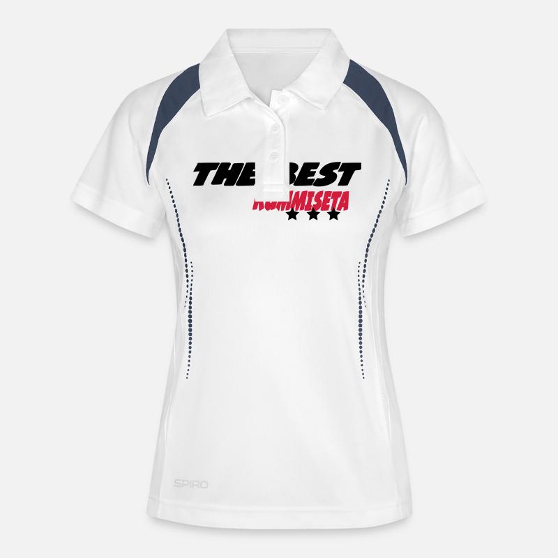 The best kummiseta - Women's Polo breathable - white/navy