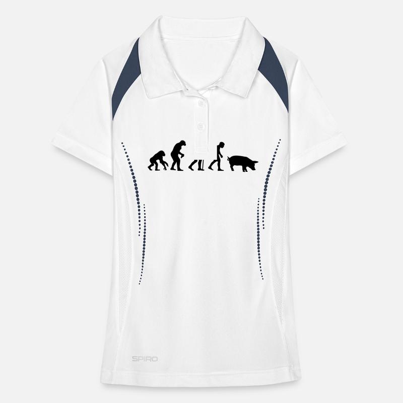 evolution__pig__f1 Frauen Polo atmungsaktiv