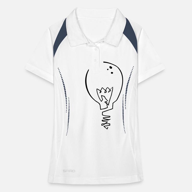 light bulb Women's Polo breathable
