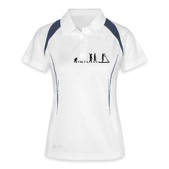 Evolution Stand up paddling - Women's Polo breathable - white/navy - Front
