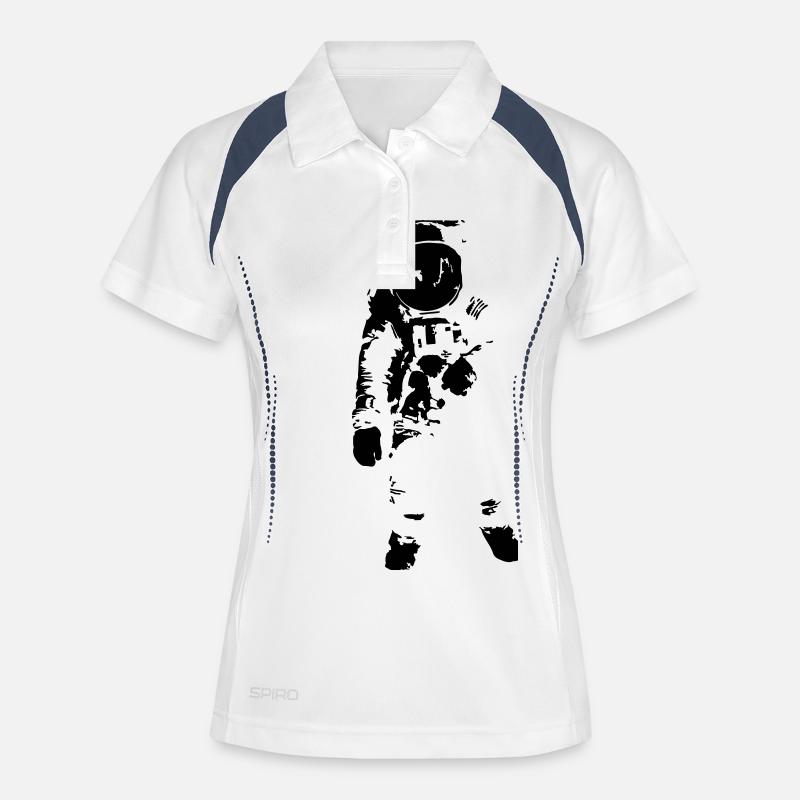 Astronaut - Space - Women's Polo breathable - white/navy