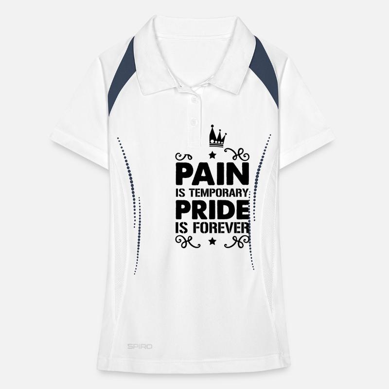 Fierté de la douleur Polo respirant Femme