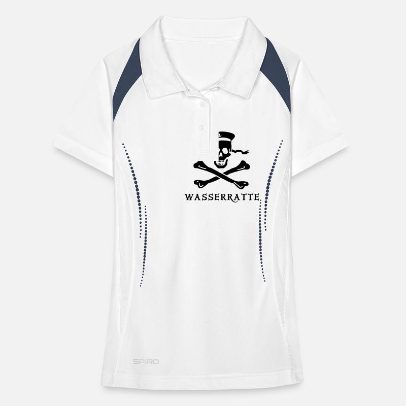 ~ Wasserratte ~ Frauen Polo atmungsaktiv