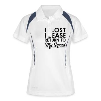 If Lost Please Return To My Squad - Women's Polo breathable - white/navy - Front