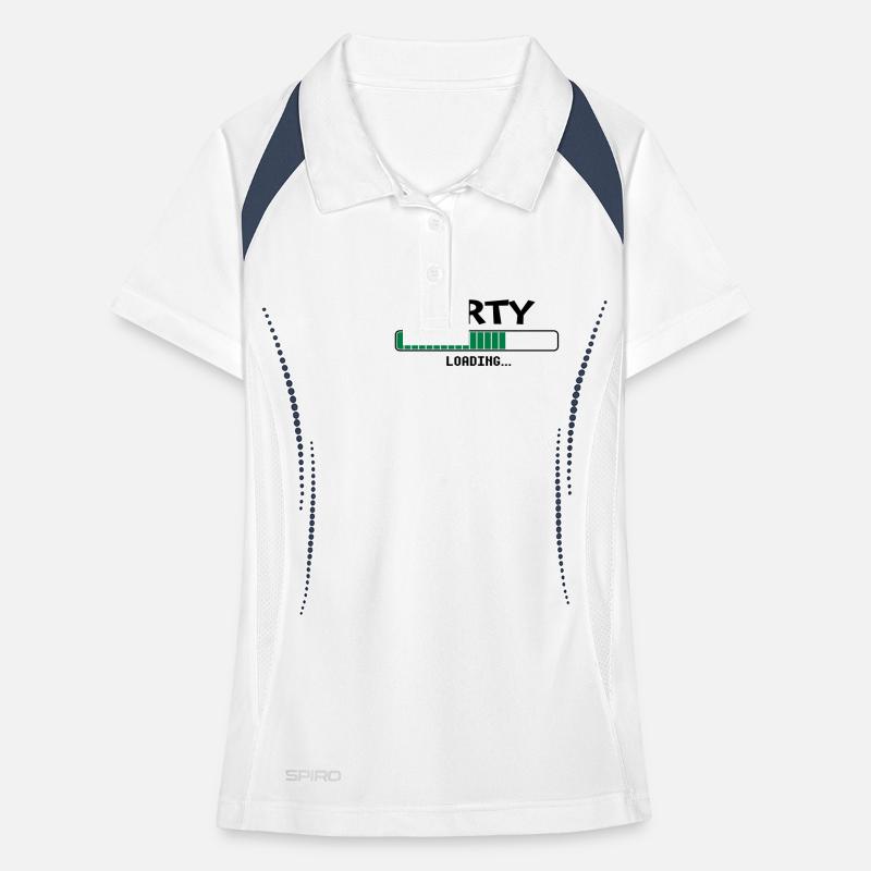 Party loading loading bar Women's Polo breathable