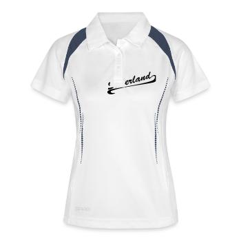 Sauerland unterstrichen - Frauen Polo atmungsaktiv - Weiß/Navy - Vorne