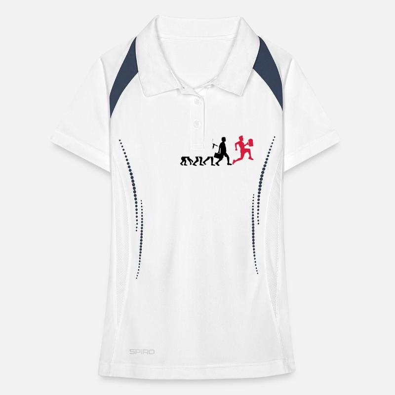 Course boire de bière Evolution Polo respirant Femme