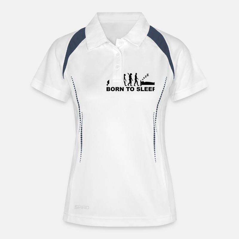 Evolution Dormir - Polo respirant Femme - blanc/marine