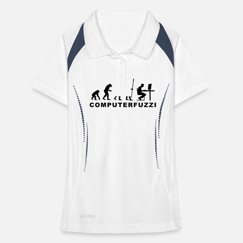 evolution_computerfuzzi Polo respirant Femme