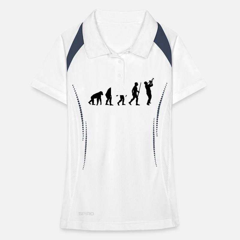Trumpet Player Evolution Frauen Polo atmungsaktiv