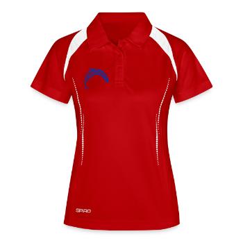 Celtic Sealion Logo - Polo respirant Femme - blanc/marine - Devant