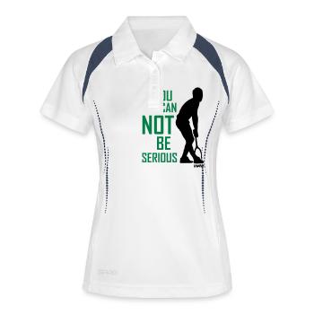 tennis mcenroe tribute - Women's Polo breathable - white/navy - Front