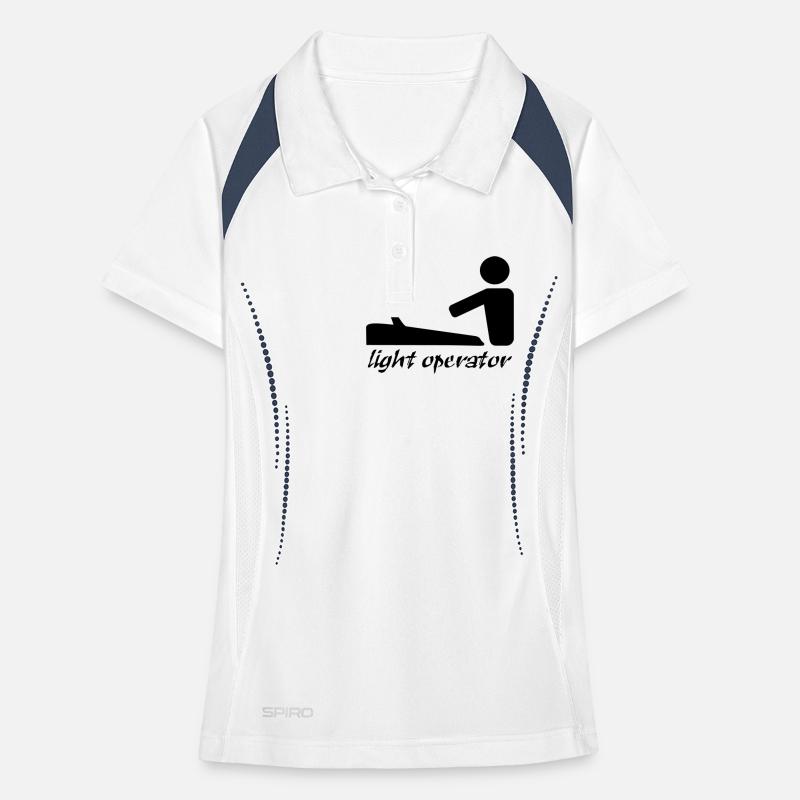 lightoperator_text Frauen Polo atmungsaktiv