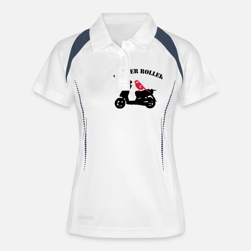 Harzer Roller - Women's Polo breathable - white/navy