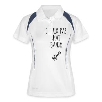 Banjo - Music - Musik - Musique - Women's Polo breathable - white/navy - Front