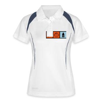 Nursery Nurse Kinderpflegerin Puéricultrice Baby - Women's Polo breathable - white/navy - Front
