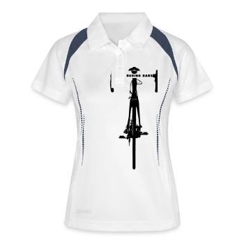 Life Behind Bars - Women's Polo breathable - white/navy - Front