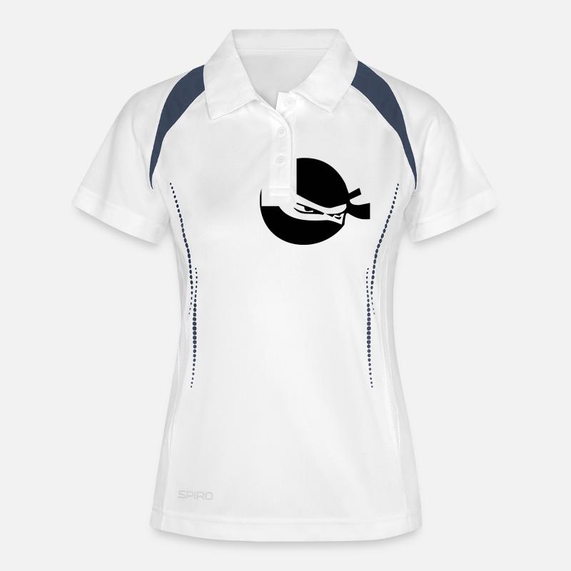 Ninja - Women's Polo breathable - white/navy