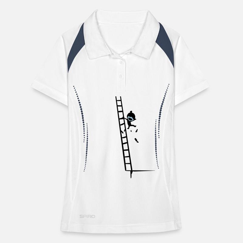 climb & fall Frauen Polo atmungsaktiv