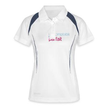Comptable / Comptabilité / Argent / Finance / Euro - Women's Polo breathable - white/navy - Front