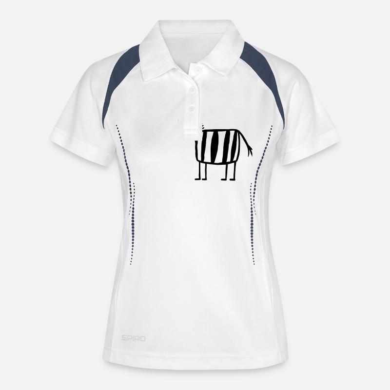 Zebra - Zebra Crossing - Women's Polo breathable - white/navy