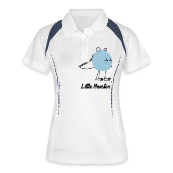 Little Monster / Baby / Bébé / Humor / Halloween - Women's Polo breathable - white/navy - Front