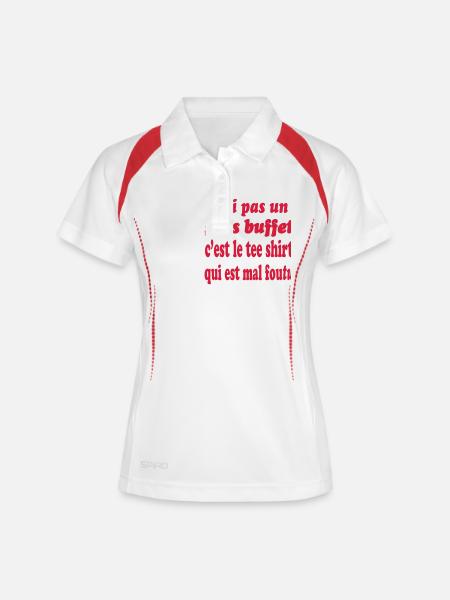 Mom Humor - Women's Polo breathable - white/navy