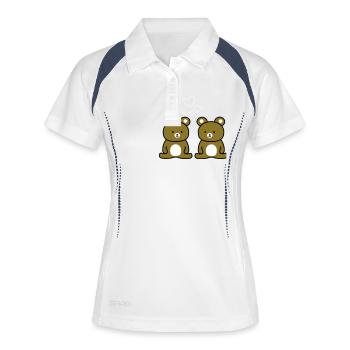 Teddy Love 1 - Women's Polo breathable - white/navy - Front