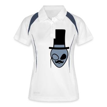 Face Sir Alien Gentlemen - Women's Polo breathable - white/navy - Front