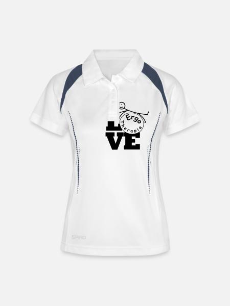 Love Occupational Therapy / Occupational Therapist - Women's Polo breathable - white/navy