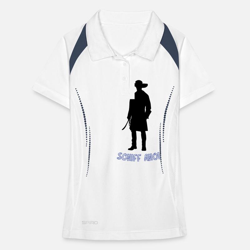 Pirate ship ahoy Women's Polo breathable
