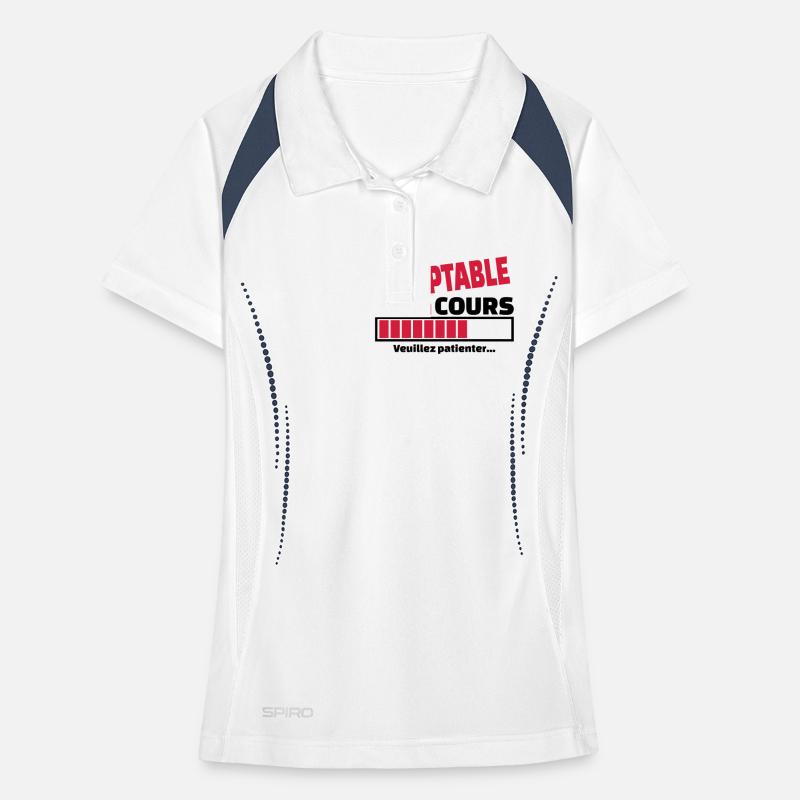 comptable en cours Polo respirant Femme