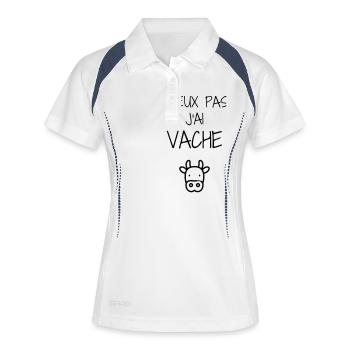 Agriculture Farming Farmer Agriculteur Landwirt - Women's Polo breathable - white/navy - Front