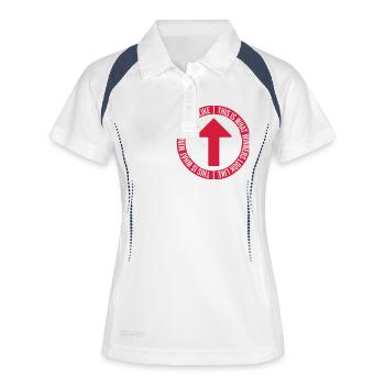 À quoi ressemblent les gagnants - Polo respirant Femme - blanc/marine - Devant