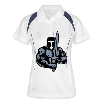 Spartan warrior - Women's Polo breathable - white/navy - Front