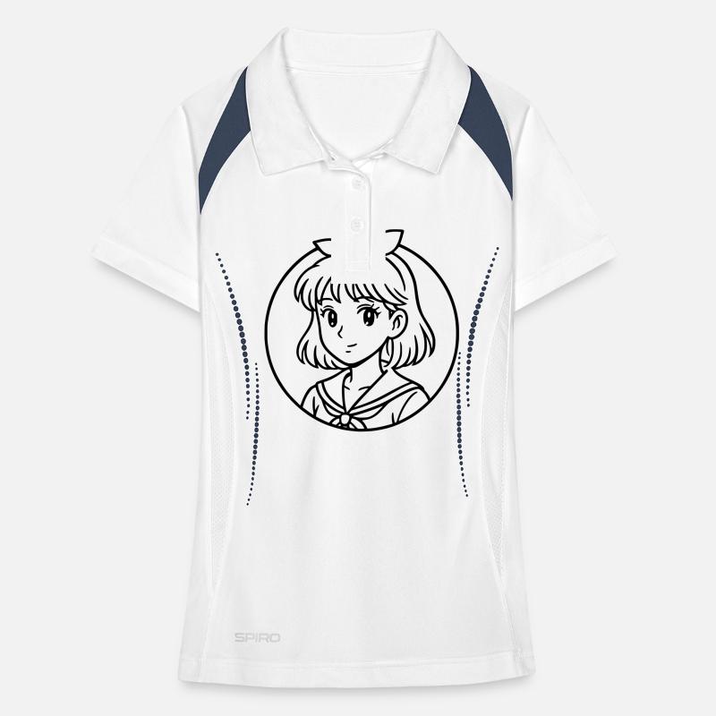 WOMEN'S MANGA Women's Polo breathable