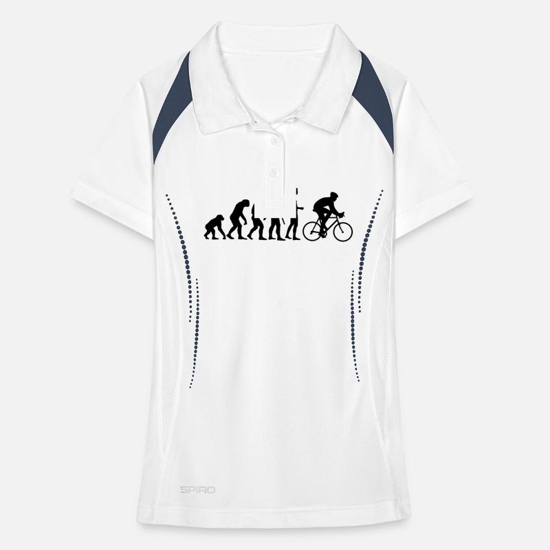 evolution_radfahrer Frauen Polo atmungsaktiv