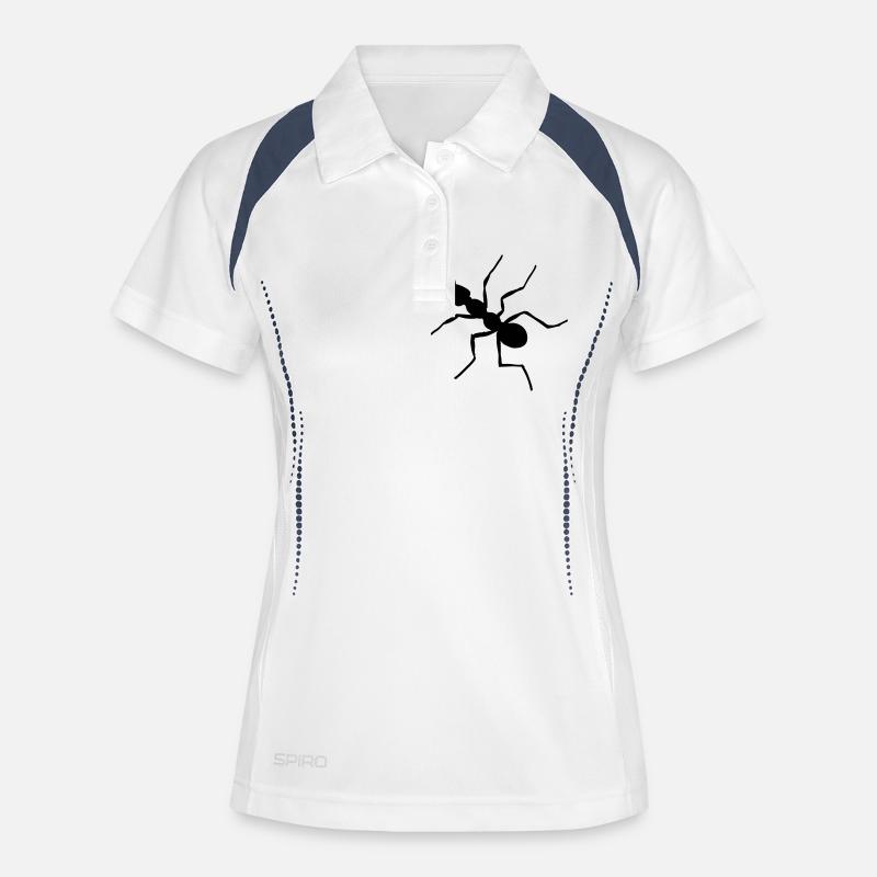 Ant 1 - Women's Polo breathable - white/navy