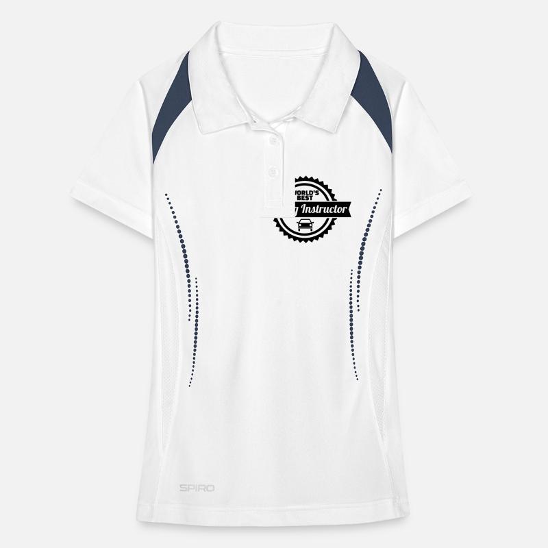 Driving instructor Polo respirant Femme