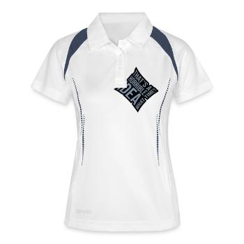 Thats a horrible Idea - Women's Polo breathable - white/navy - Front