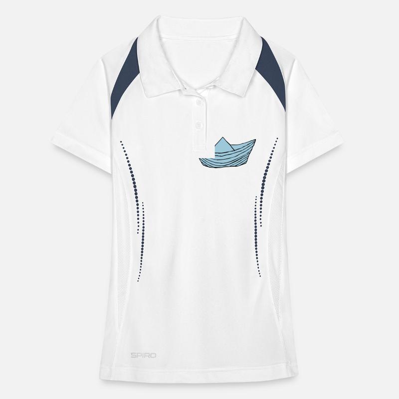 papierboot Frauen Polo atmungsaktiv