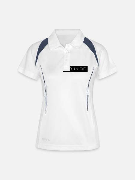 Treat yourself - Women's Polo breathable - white/navy