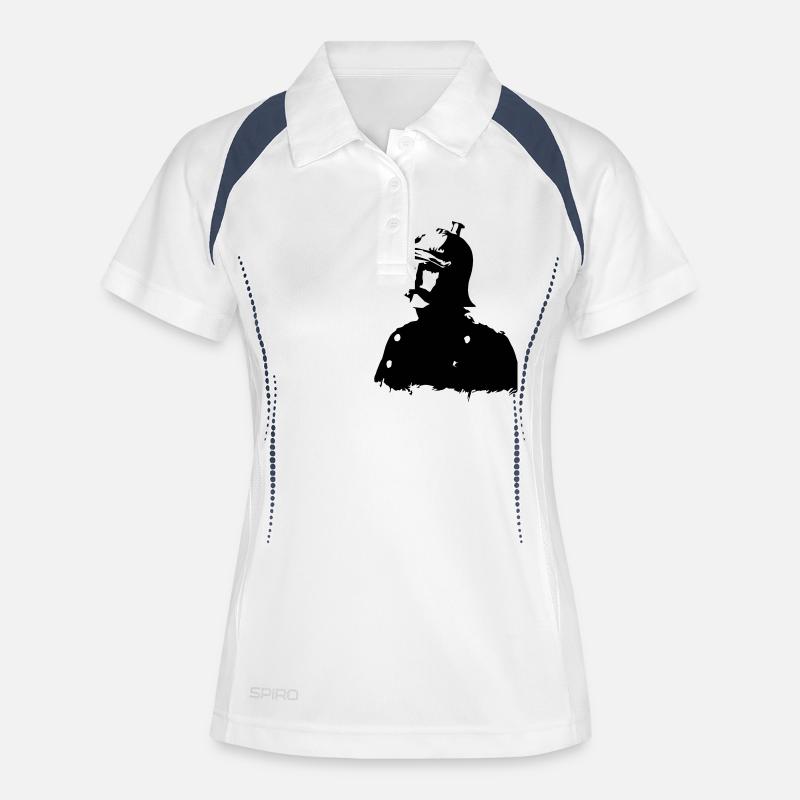 Otto von Bismarck - Women's Polo breathable - white/navy