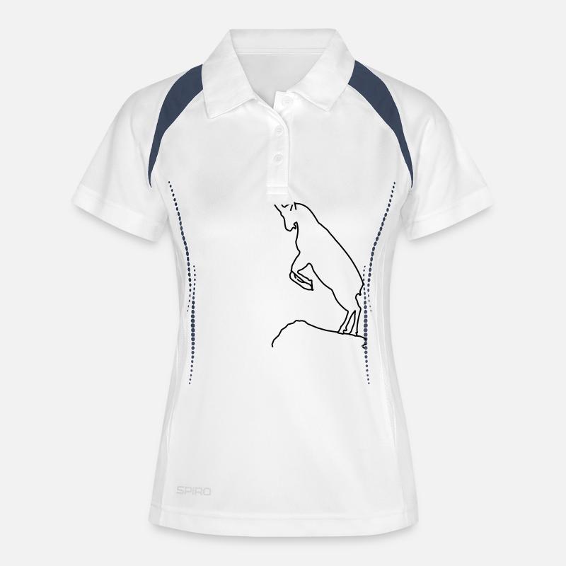 Capricorn - Women's Polo breathable - white/navy