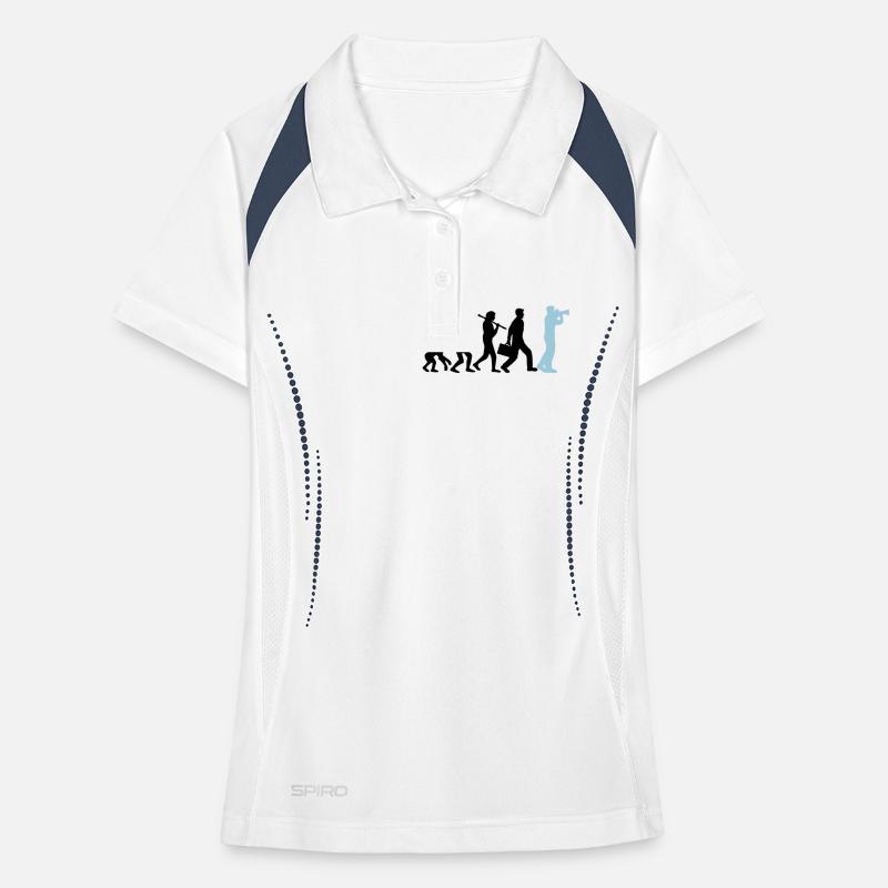Fotograf Kamera Evolution Frauen Polo atmungsaktiv