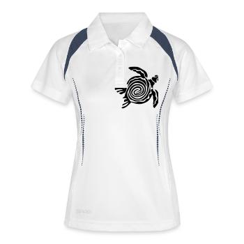 Turtle turtle - Women's Polo breathable - white/navy - Front