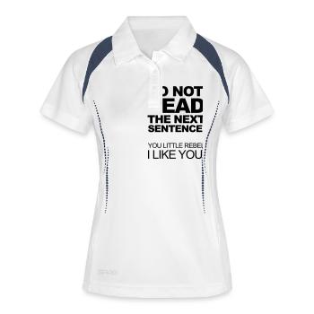 Rebel - Women's Polo breathable - white/navy - Front