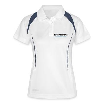 I´m not perfect - just a tonmeisterin - Women's Polo breathable - white/navy - Front