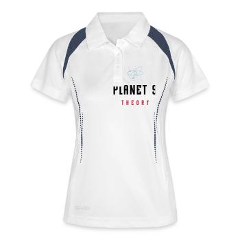 PLANET 9 THEORY / PLANET X - Women's Polo breathable - white/navy - Front