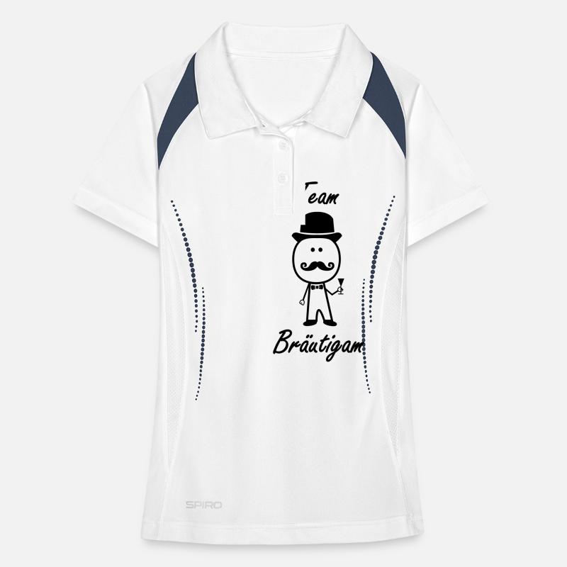 Team Bräutigam Frauen Polo atmungsaktiv